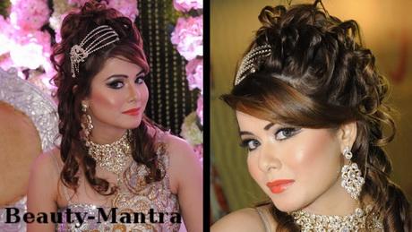 Bridal makeup and hairstyle