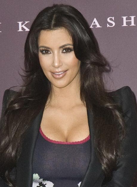 Kim kardashian haircut long layers