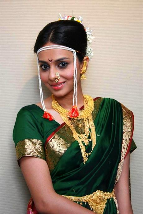 Maharashtrian bridal hairstyle maharashtrian-bridal-hairstyle-63_18