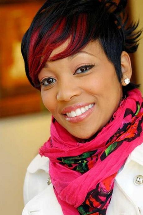 Short hairstyles color