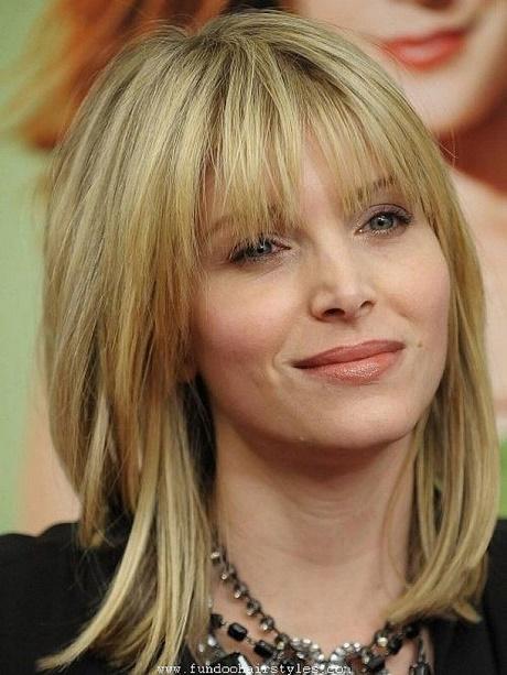 Long hairstyles with bangs 2018