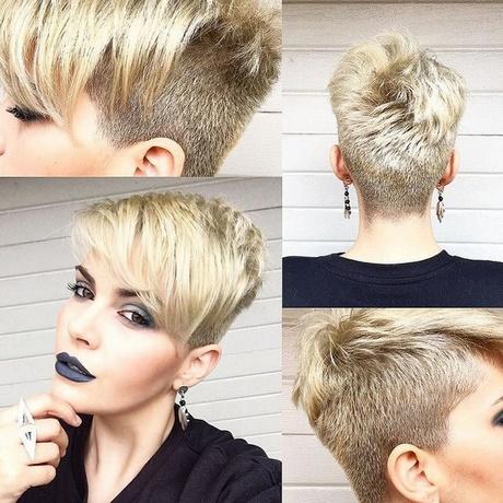 Short cropped hairstyles 2018
