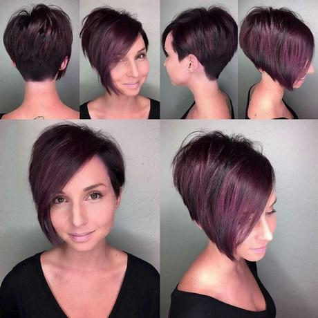 Short hairstyles and colors for 2018