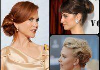 Celebrity updo hairstyles 2019