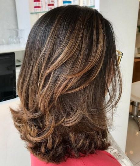 Mid length layered hairstyles 2019