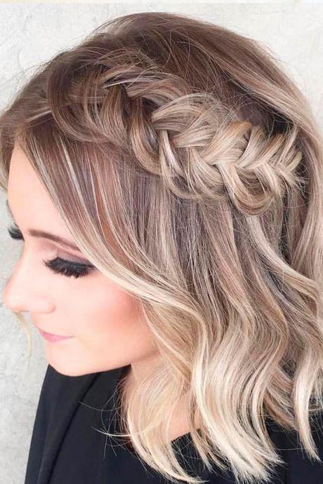 Prom hairstyles for short hair 2019