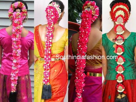 Bridal hairstyle south indian wedding