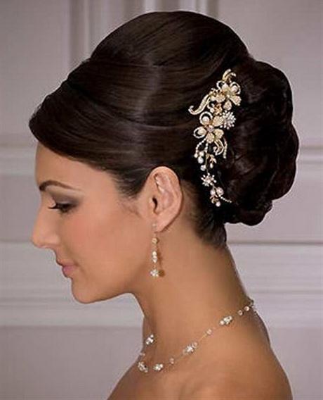 Hairstyle of bride