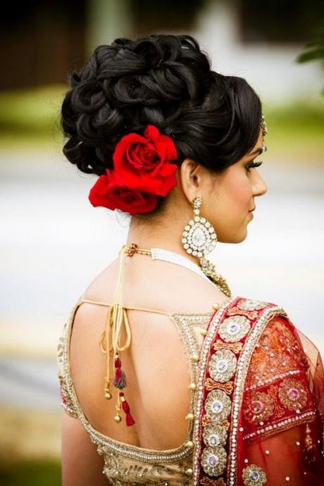 Indian wedding bridal hairstyles pictures