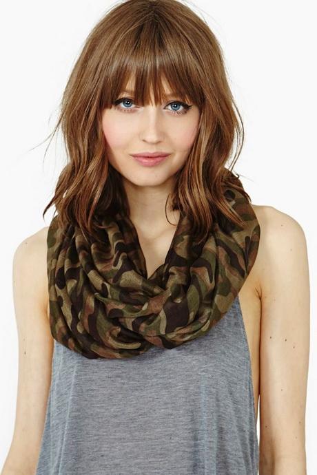 Medium length hairstyles with layers and bangs