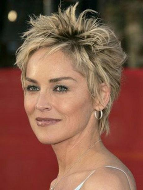 Short hairstyles for women in their 50s