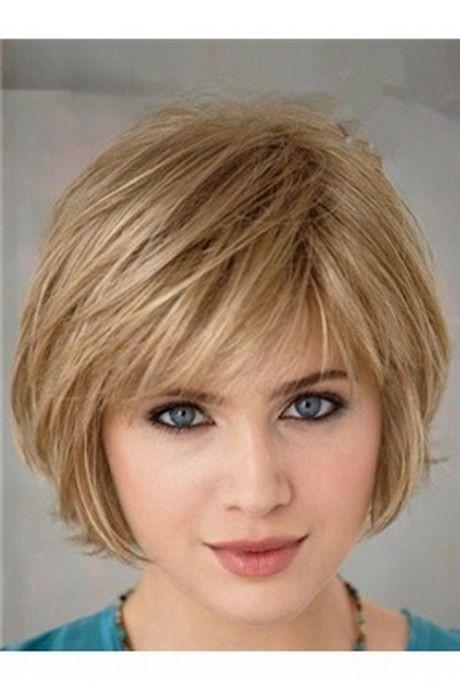 A short hairstyle