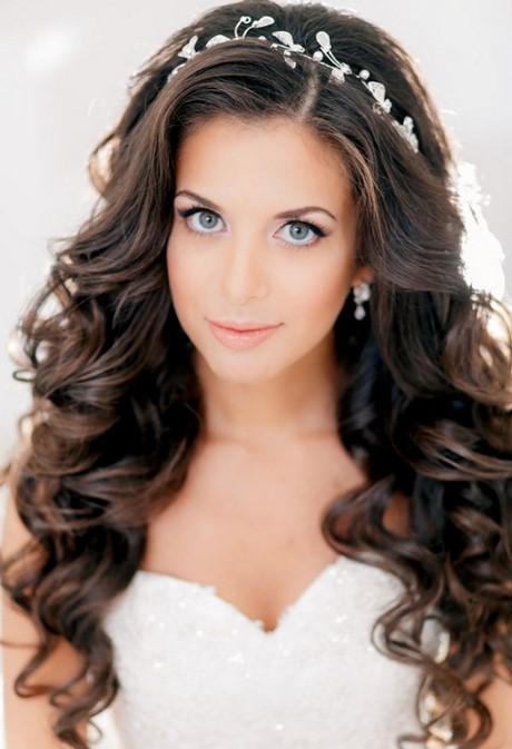 Hairstyles for a wedding with long hair