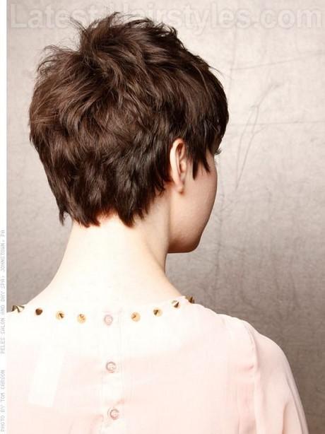 Pixie cut from behind