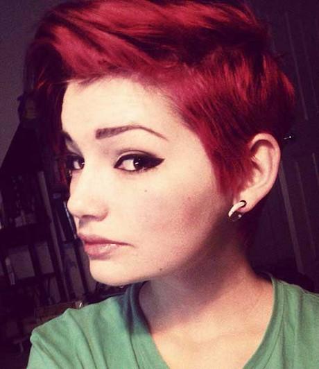 Red pixie hairstyles