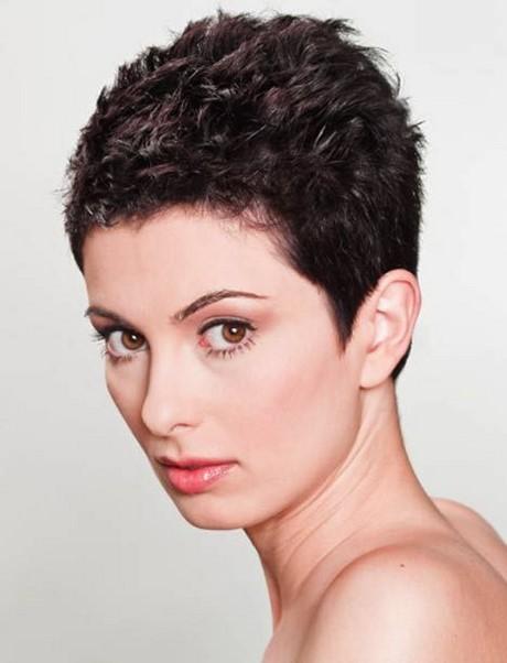 Short pixie hairstyles for curly hair