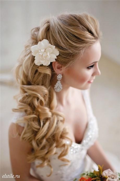 White wedding hairstyles