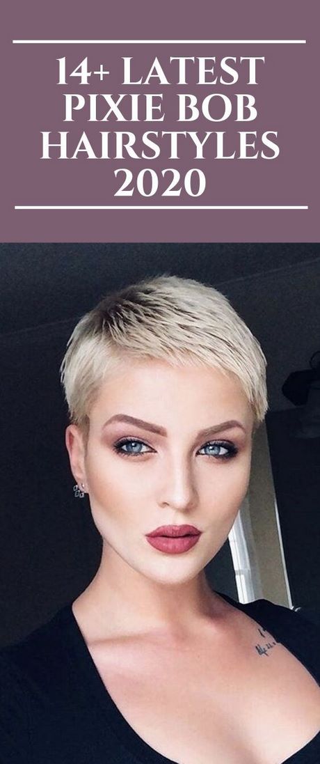 Short cropped hairstyles 2020