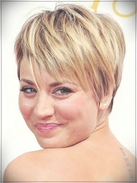 Short hairstyles for round faces 2020