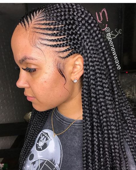 2021 black braid hairstyles