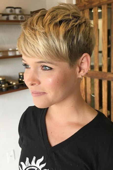 Best short hair for round face 2021 best-short-hair-for-round-face-2021-55_11