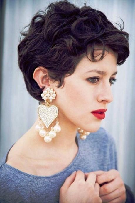 Curly hair pixie hairstyles