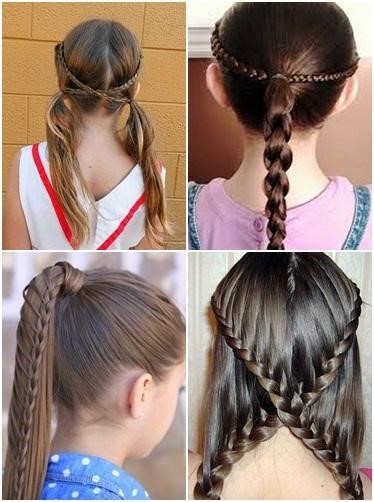 Easy braided hairstyles for girls