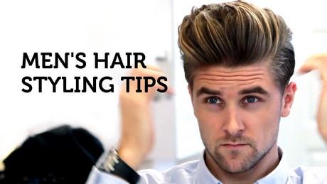 Mens hairstyling