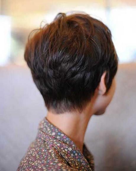 Pixie cut from the back