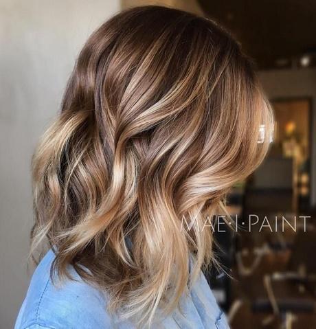 Blonde and brown hair color