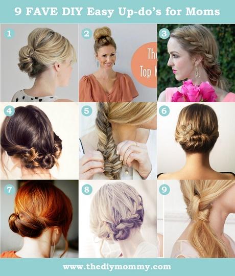 Easy hair updos to do yourself
