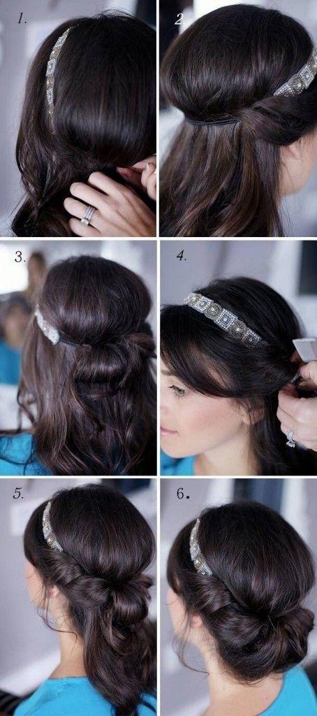 Easy hairstyles for medium hair to do at home