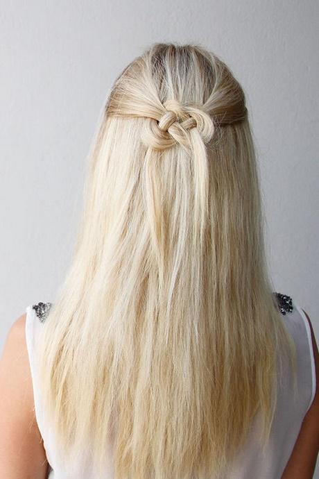 Easy half up hairstyles