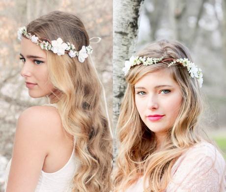 Flower crown hairstyle