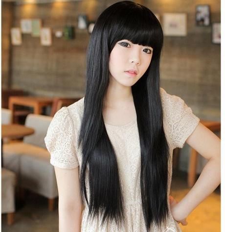 Long straight hair with bangs long-straight-hair-with-bangs-61_8