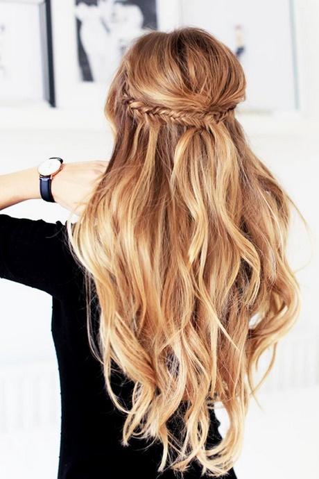 Party updos for long hair