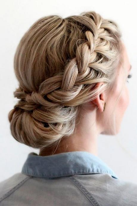 Prom updos with braids