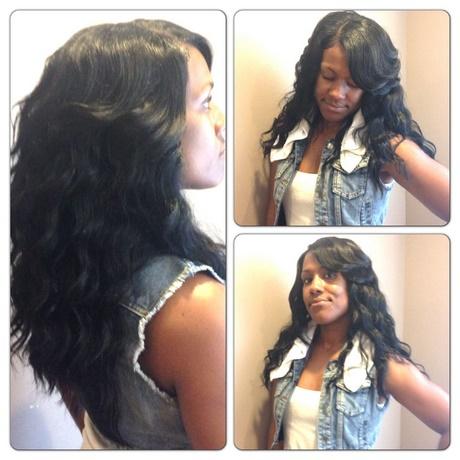 Quick weave long hairstyles