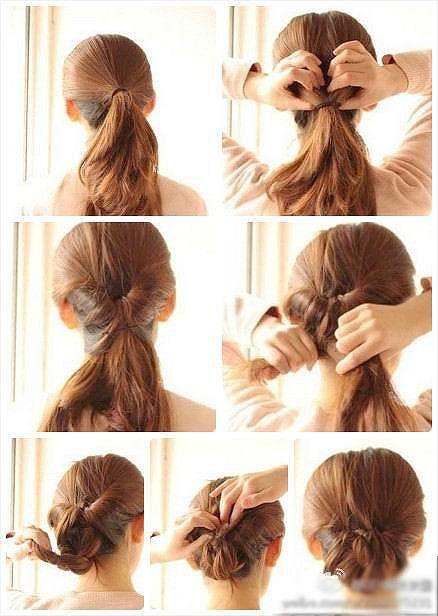 Really easy hair updos