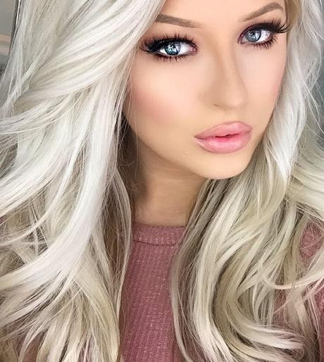 White blonde hair color