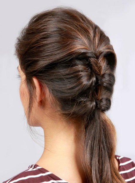 A easy hairstyle