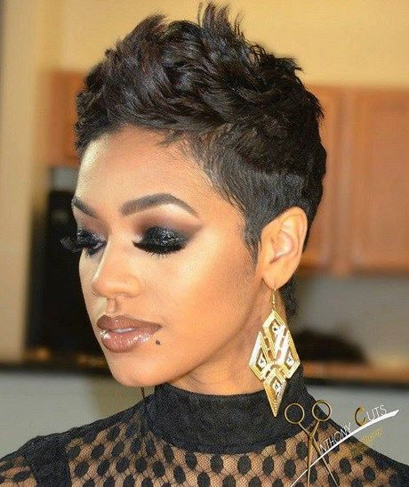 African american short haircuts pictures