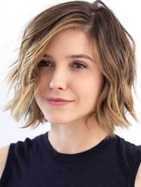 Cute haircuts for round faces 2019 cute-haircuts-for-round-faces-2019-41_5