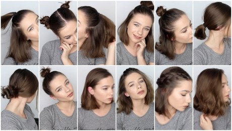 Easy and beautiful hairstyles for short hair