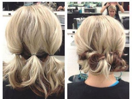 Easy updos for very short hair