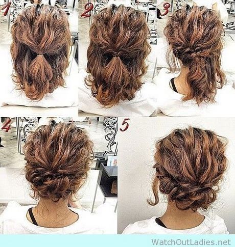 Easy ways to put short hair up