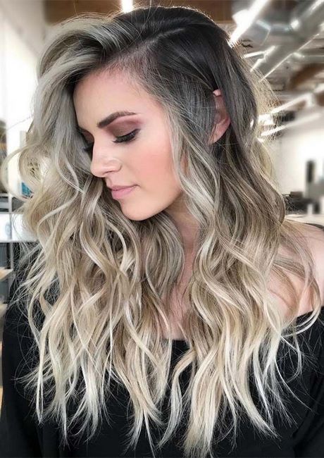 Hairstyles for long wavy hair 2019