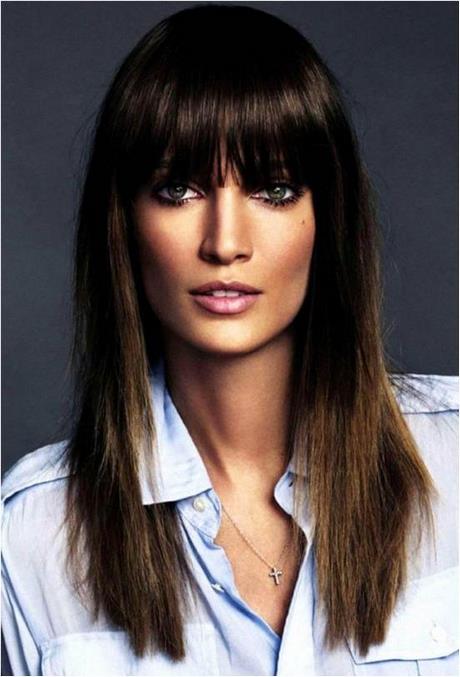 Hairstyles with long bangs 2019 hairstyles-with-long-bangs-2019-21_19