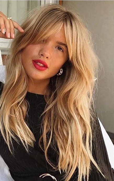 Hairstyles with long bangs 2019 hairstyles-with-long-bangs-2019-21_4