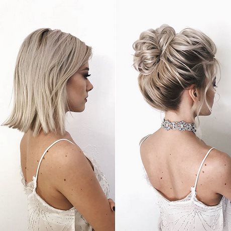Wedding hairstyle for short hair 2019